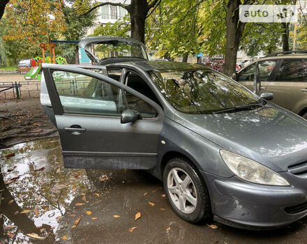Сірий Пежо 307, об'ємом двигуна 1.6 л та пробігом 198 тис. км за 4500 $, фото 5 на Automoto.ua