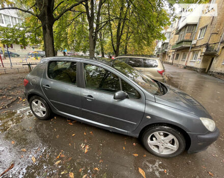 Сірий Пежо 307, об'ємом двигуна 1.6 л та пробігом 198 тис. км за 4500 $, фото 4 на Automoto.ua