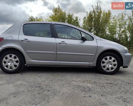 Серый Пежо 307, объемом двигателя 1.59 л и пробегом 146 тыс. км за 4300 $, фото 3 на Automoto.ua