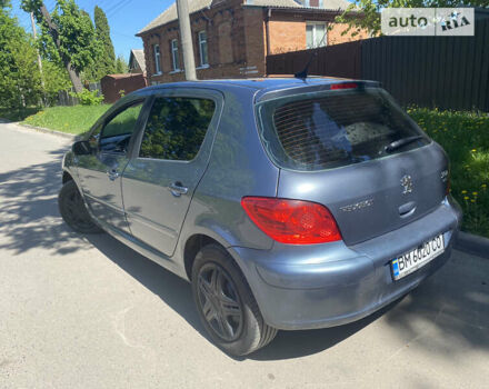 Сірий Пежо 307, об'ємом двигуна 1.6 л та пробігом 260 тис. км за 4700 $, фото 5 на Automoto.ua