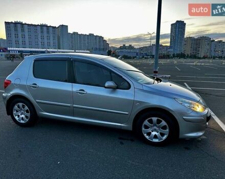 Сірий Пежо 307, об'ємом двигуна 1.59 л та пробігом 164 тис. км за 5250 $, фото 8 на Automoto.ua