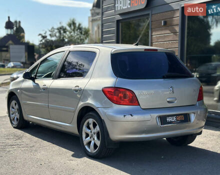 Сірий Пежо 307, об'ємом двигуна 2 л та пробігом 210 тис. км за 4500 $, фото 13 на Automoto.ua