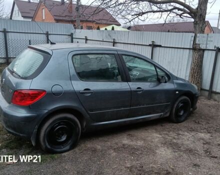 Серый Пежо 307, объемом двигателя 2 л и пробегом 146 тыс. км за 1500 $, фото 1 на Automoto.ua