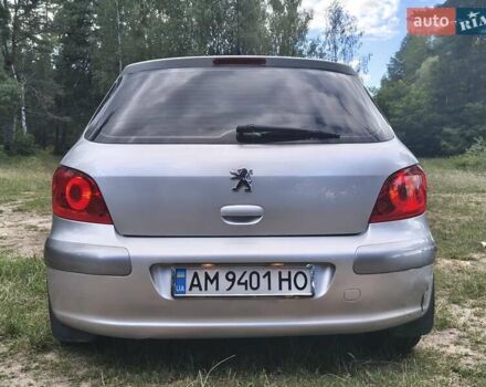 Серый Пежо 307, объемом двигателя 2 л и пробегом 185 тыс. км за 4400 $, фото 19 на Automoto.ua