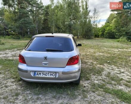 Серый Пежо 307, объемом двигателя 2 л и пробегом 185 тыс. км за 4400 $, фото 14 на Automoto.ua
