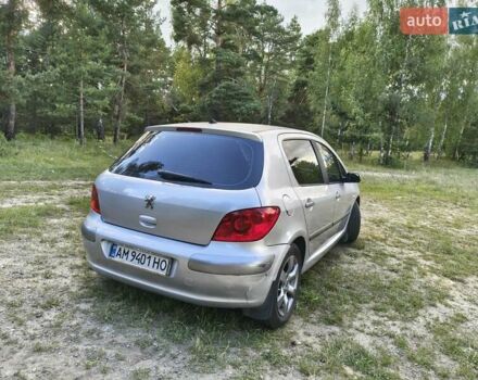 Серый Пежо 307, объемом двигателя 2 л и пробегом 185 тыс. км за 4400 $, фото 12 на Automoto.ua