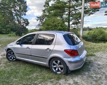 Серый Пежо 307, объемом двигателя 2 л и пробегом 185 тыс. км за 4400 $, фото 11 на Automoto.ua