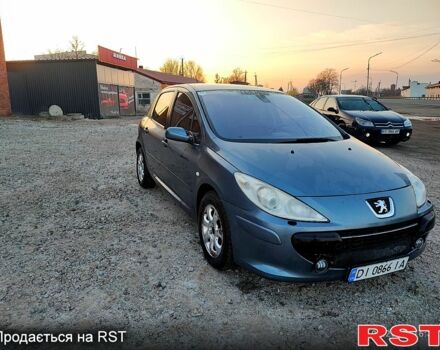 Сірий Пежо 307, об'ємом двигуна 1.6 л та пробігом 300 тис. км за 3600 $, фото 3 на Automoto.ua