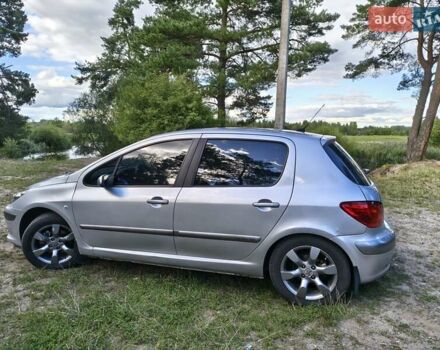 Серый Пежо 307, объемом двигателя 2 л и пробегом 185 тыс. км за 4400 $, фото 9 на Automoto.ua