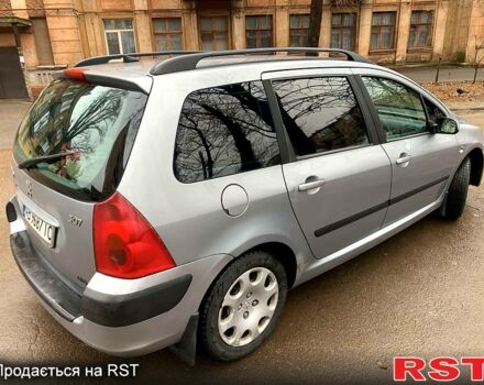Серый Пежо 307, объемом двигателя 1.4 л и пробегом 320 тыс. км за 3499 $, фото 2 на Automoto.ua