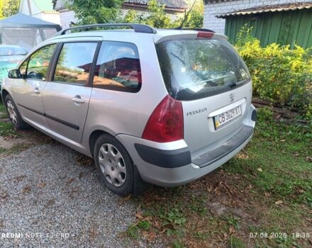 Серый Пежо 307, объемом двигателя 1.6 л и пробегом 190 тыс. км за 2200 $, фото 1 на Automoto.ua