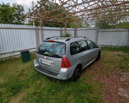 Серый Пежо 307, объемом двигателя 1.6 л и пробегом 299 тыс. км за 2900 $, фото 2 на Automoto.ua