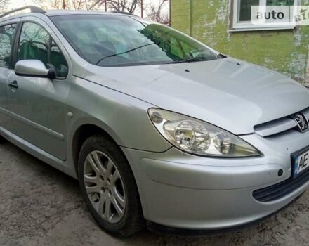 Сірий Пежо 307, об'ємом двигуна 2 л та пробігом 300 тис. км за 4300 $, фото 1 на Automoto.ua