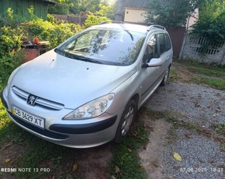 Серый Пежо 307, объемом двигателя 1.6 л и пробегом 190 тыс. км за 2200 $, фото 2 на Automoto.ua