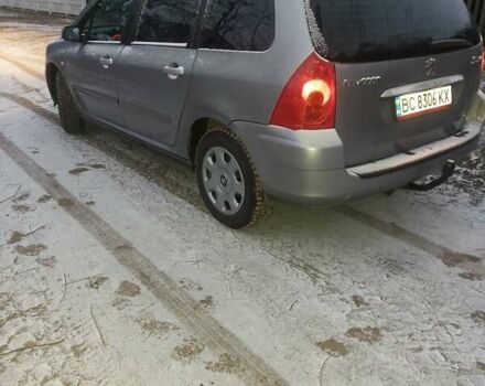 Серый Пежо 307, объемом двигателя 1.59 л и пробегом 287 тыс. км за 3900 $, фото 7 на Automoto.ua