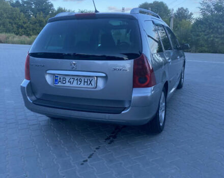 Серый Пежо 307, объемом двигателя 2 л и пробегом 263 тыс. км за 3750 $, фото 6 на Automoto.ua