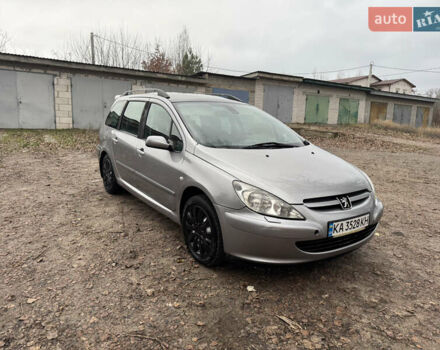 Серый Пежо 307, объемом двигателя 2 л и пробегом 315 тыс. км за 3300 $, фото 2 на Automoto.ua