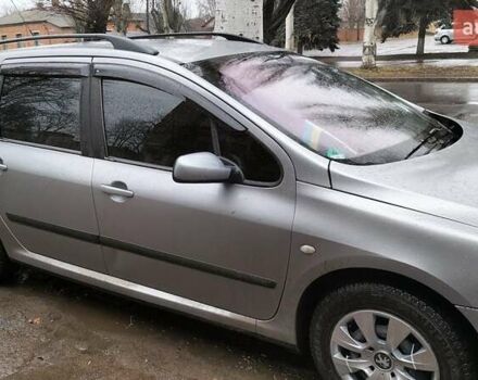 Серый Пежо 307, объемом двигателя 1.59 л и пробегом 192 тыс. км за 4500 $, фото 9 на Automoto.ua