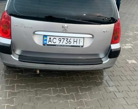 Серый Пежо 307, объемом двигателя 1.6 л и пробегом 333 тыс. км за 3300 $, фото 5 на Automoto.ua