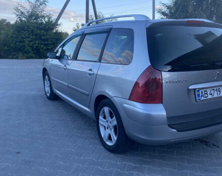 Серый Пежо 307, объемом двигателя 2 л и пробегом 263 тыс. км за 3750 $, фото 7 на Automoto.ua