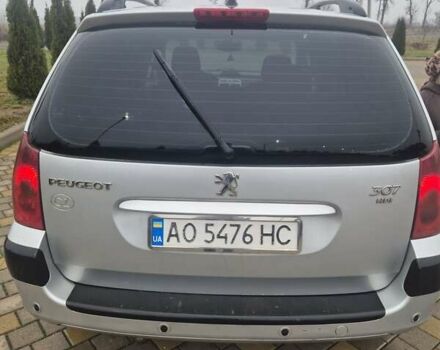 Серый Пежо 307, объемом двигателя 2 л и пробегом 241 тыс. км за 2476 $, фото 3 на Automoto.ua