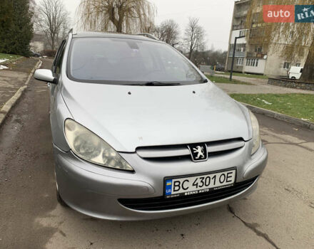 Сірий Пежо 307, об'ємом двигуна 1.59 л та пробігом 300 тис. км за 2000 $, фото 2 на Automoto.ua
