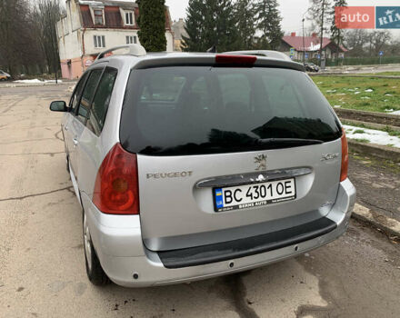 Сірий Пежо 307, об'ємом двигуна 1.59 л та пробігом 300 тис. км за 2000 $, фото 8 на Automoto.ua
