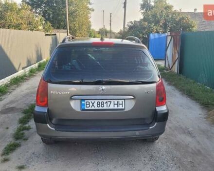 Сірий Пежо 307, об'ємом двигуна 1.59 л та пробігом 359 тис. км за 2850 $, фото 8 на Automoto.ua
