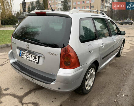 Сірий Пежо 307, об'ємом двигуна 1.59 л та пробігом 300 тис. км за 2000 $, фото 10 на Automoto.ua