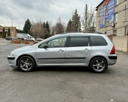 Серый Пежо 307, объемом двигателя 2 л и пробегом 400 тыс. км за 3500 $, фото 1 на Automoto.ua