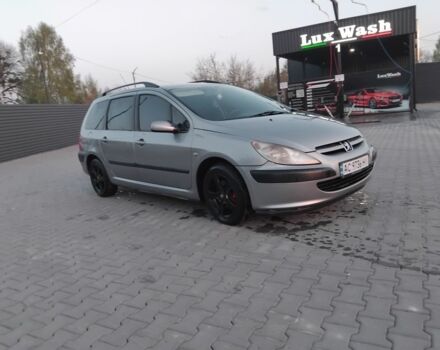 Серый Пежо 307, объемом двигателя 1.6 л и пробегом 333 тыс. км за 3300 $, фото 4 на Automoto.ua