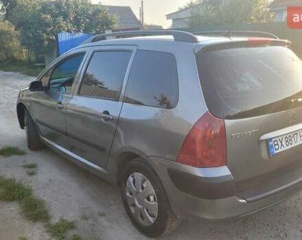 Сірий Пежо 307, об'ємом двигуна 1.59 л та пробігом 359 тис. км за 2850 $, фото 5 на Automoto.ua