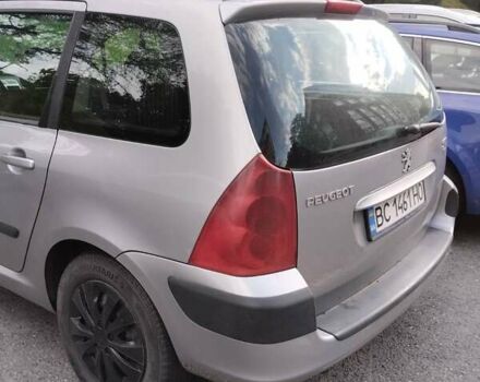 Серый Пежо 307, объемом двигателя 2 л и пробегом 375 тыс. км за 2900 $, фото 4 на Automoto.ua