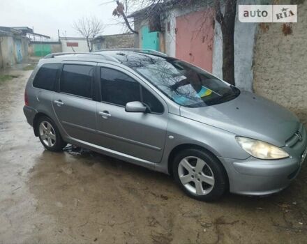 Сірий Пежо 307, об'ємом двигуна 2 л та пробігом 170 тис. км за 4000 $, фото 4 на Automoto.ua