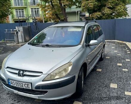 Сірий Пежо 307, об'ємом двигуна 1.6 л та пробігом 276 тис. км за 2750 $, фото 1 на Automoto.ua