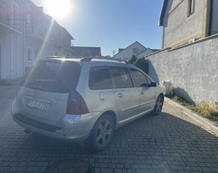 Сірий Пежо 307, об'ємом двигуна 2 л та пробігом 380 тис. км за 1750 $, фото 1 на Automoto.ua