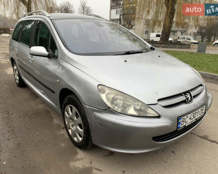 Сірий Пежо 307, об'ємом двигуна 1.59 л та пробігом 300 тис. км за 2000 $, фото 1 на Automoto.ua