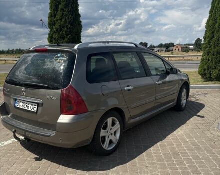 Серый Пежо 307, объемом двигателя 2 л и пробегом 223 тыс. км за 4800 $, фото 3 на Automoto.ua