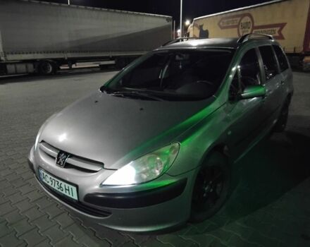 Серый Пежо 307, объемом двигателя 1.6 л и пробегом 333 тыс. км за 3300 $, фото 1 на Automoto.ua