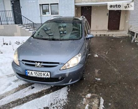 Сірий Пежо 307, об'ємом двигуна 2 л та пробігом 345 тис. км за 4300 $, фото 4 на Automoto.ua