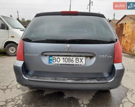 Сірий Пежо 307, об'ємом двигуна 2 л та пробігом 315 тис. км за 4000 $, фото 8 на Automoto.ua