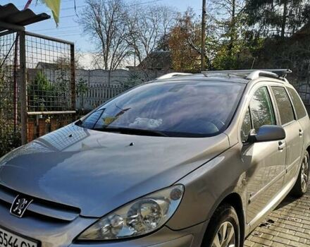 Серый Пежо 307, объемом двигателя 1.56 л и пробегом 265 тыс. км за 4200 $, фото 4 на Automoto.ua