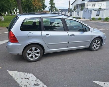 Серый Пежо 307, объемом двигателя 2 л и пробегом 320 тыс. км за 4400 $, фото 8 на Automoto.ua