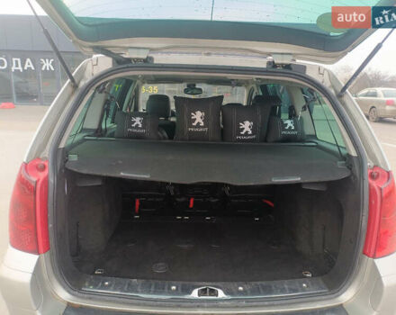 Сірий Пежо 307, об'ємом двигуна 1.56 л та пробігом 340 тис. км за 4500 $, фото 21 на Automoto.ua