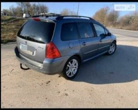Сірий Пежо 307, об'ємом двигуна 1.6 л та пробігом 331 тис. км за 3400 $, фото 2 на Automoto.ua