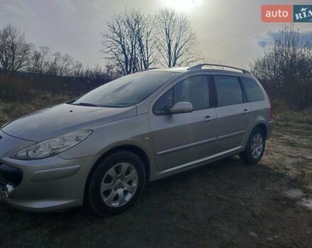 Серый Пежо 307, объемом двигателя 1.6 л и пробегом 223 тыс. км за 4950 $, фото 1 на Automoto.ua