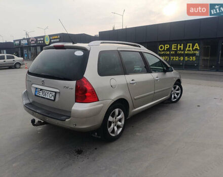 Сірий Пежо 307, об'ємом двигуна 1.56 л та пробігом 340 тис. км за 4500 $, фото 5 на Automoto.ua