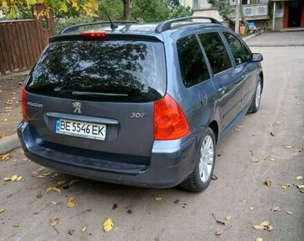 Серый Пежо 307, объемом двигателя 1.36 л и пробегом 223 тыс. км за 3800 $, фото 6 на Automoto.ua