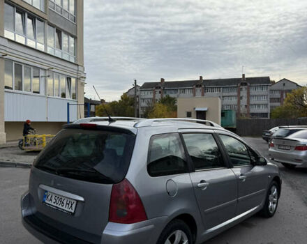 Серый Пежо 307, объемом двигателя 1.59 л и пробегом 227 тыс. км за 3650 $, фото 5 на Automoto.ua