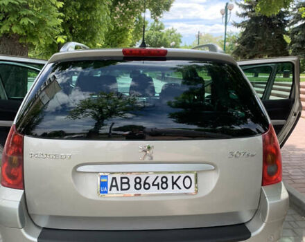 Сірий Пежо 307, об'ємом двигуна 1.6 л та пробігом 242 тис. км за 4600 $, фото 10 на Automoto.ua